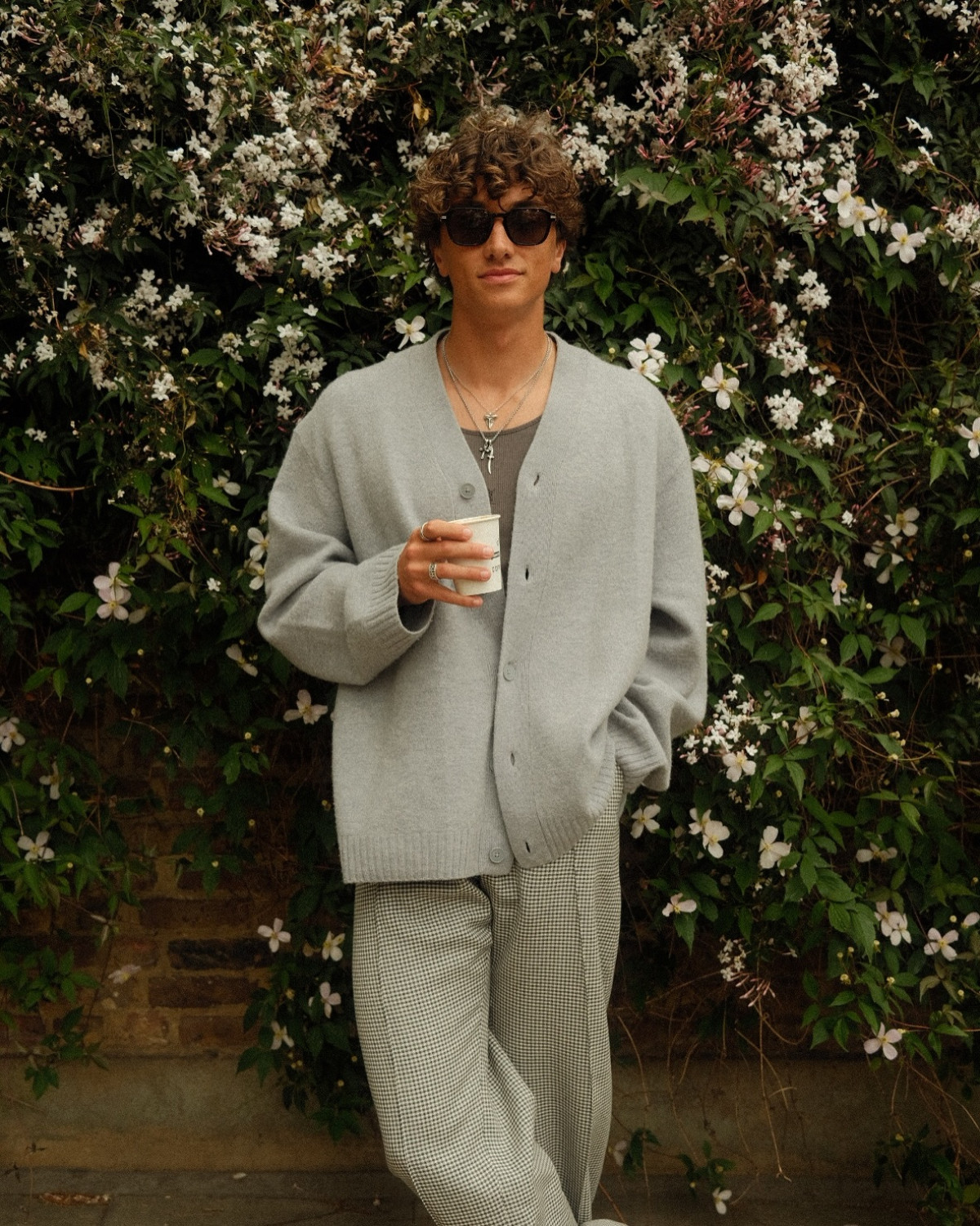 Gavin Casalegno Masters Coffee Ordering Skills Gavin enjoys his coffee ritual with style, showcasing his charm in everyday life moments!