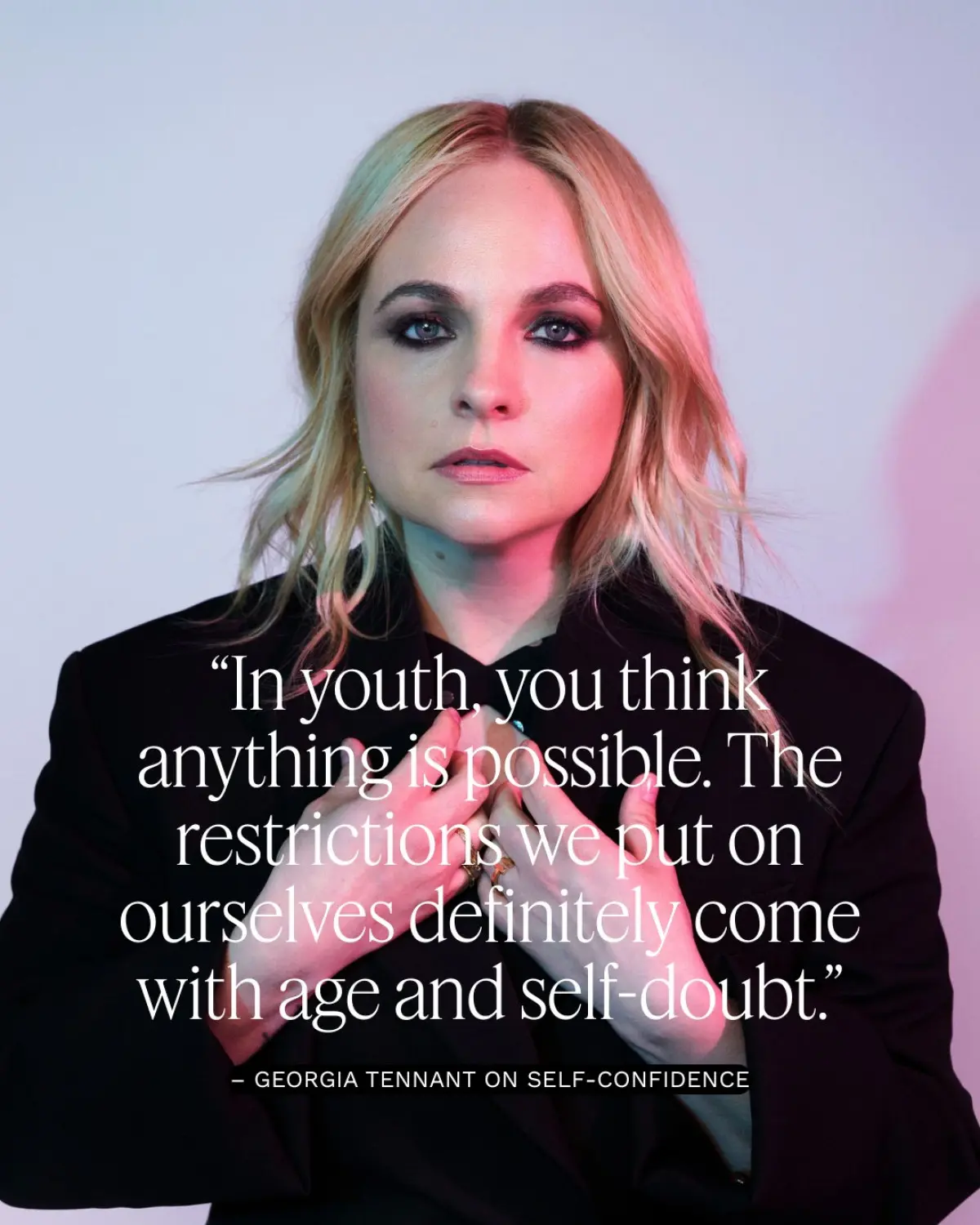 Georgia Tennant On Motherhood, Self-Belief, Comic Timing Producer reveals how she balances five kids with career & builds her unwavering confidence