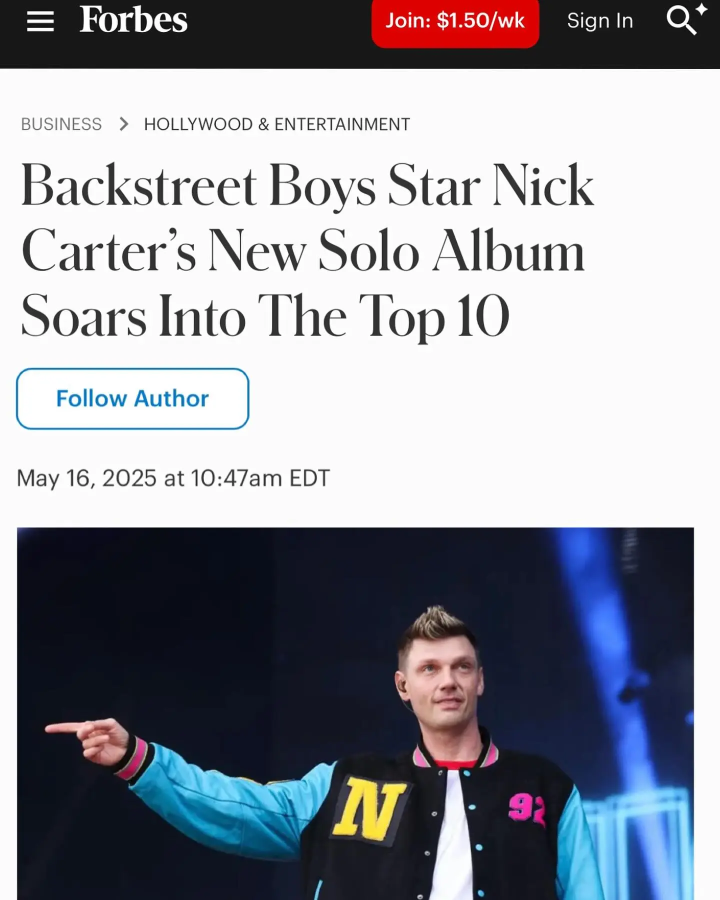 GhostKidTheProducer In Spotlight With Nick Carter Producer GH GhostKidTheProducer highlights synergy as he tags Nick Carter and Forbes on IG