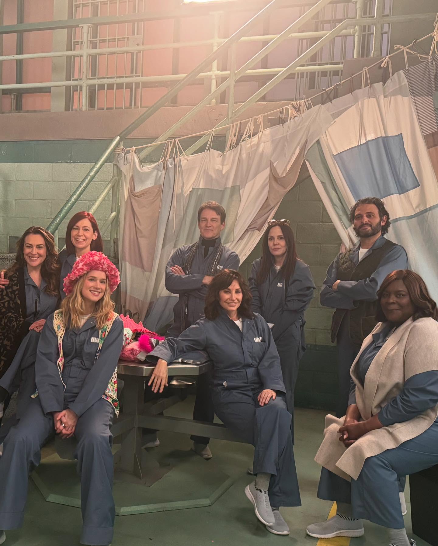 Gina Gershon Celebrates Season 2 Finale With Jailhouse Jam