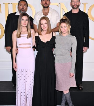 Glamour and excitement lit the red carpet as ensemble toasted tomorrow’s streaming debut!