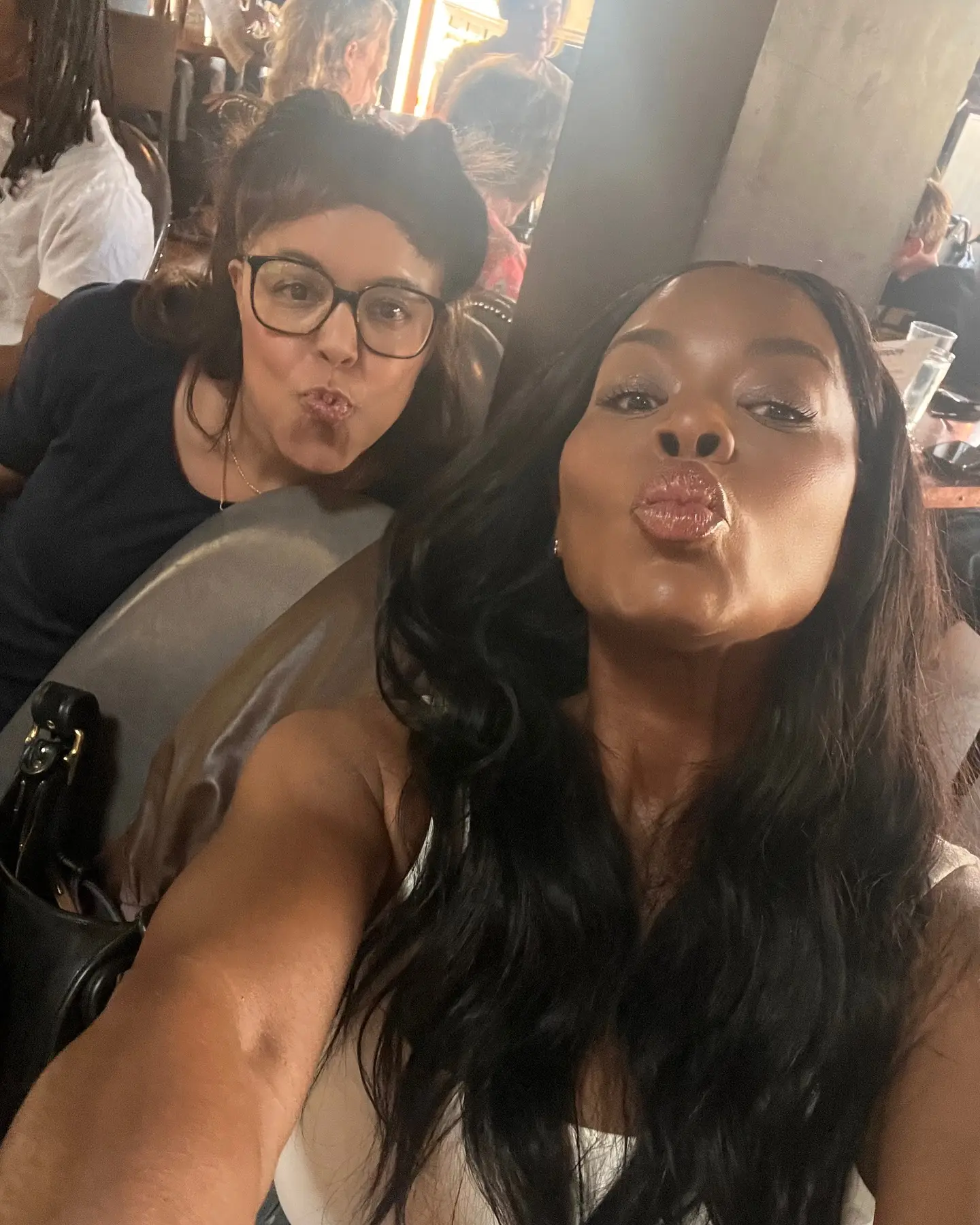 Golden Brooks Celebrates Friendship And Monday Vibes