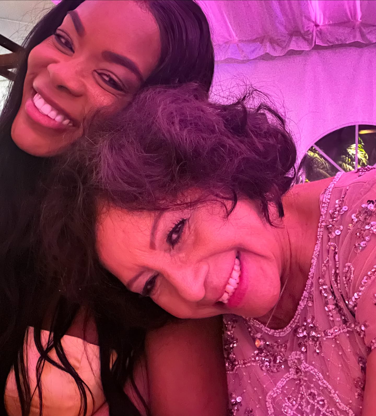 Golden Brooks Shines In Yellow At Wedding Celebration