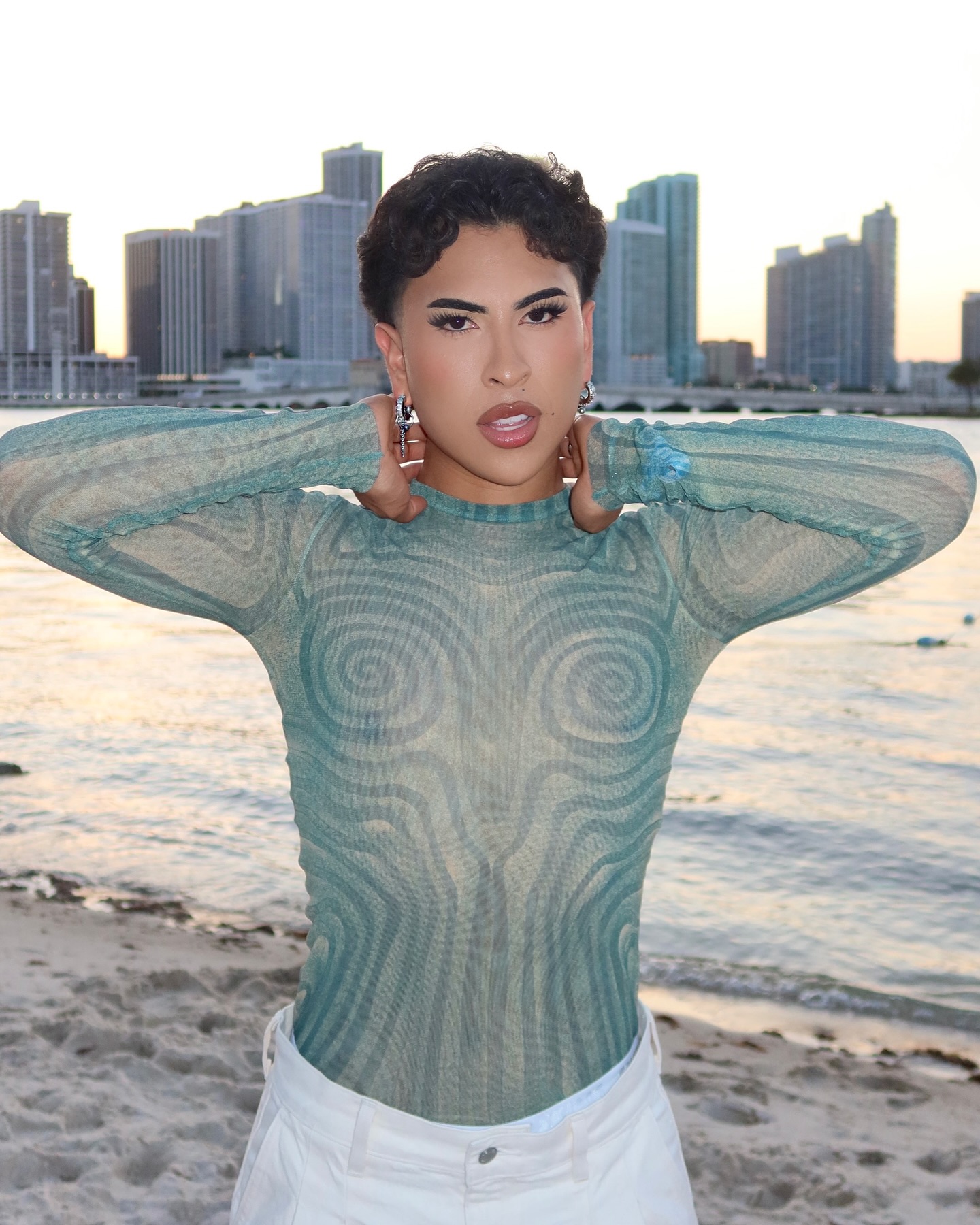 Golden Hour Glam In Miami