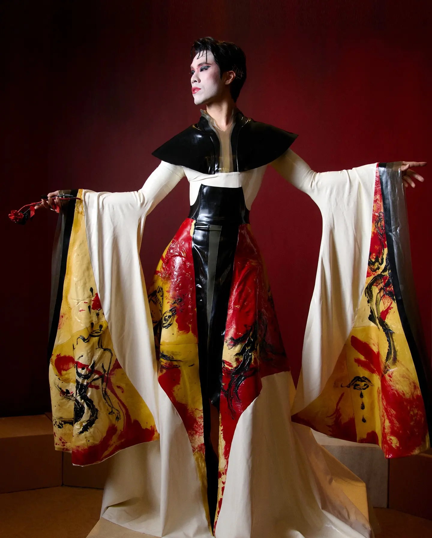 Celebrating gender expression and heritage with a tribute to Leslie Cheung and iconic film art.