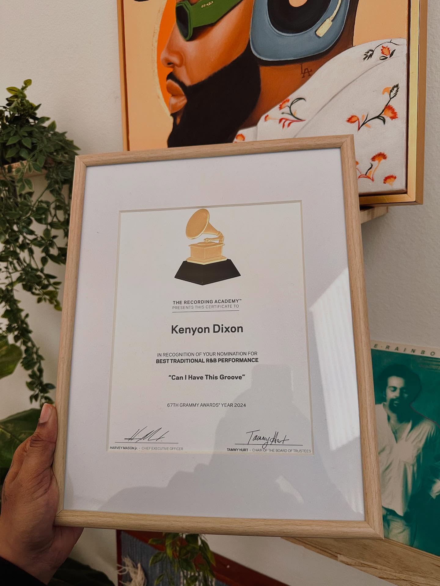Kenyon Dixon celebrates a joyful moment receiving mail from the esteemed academy with joy!