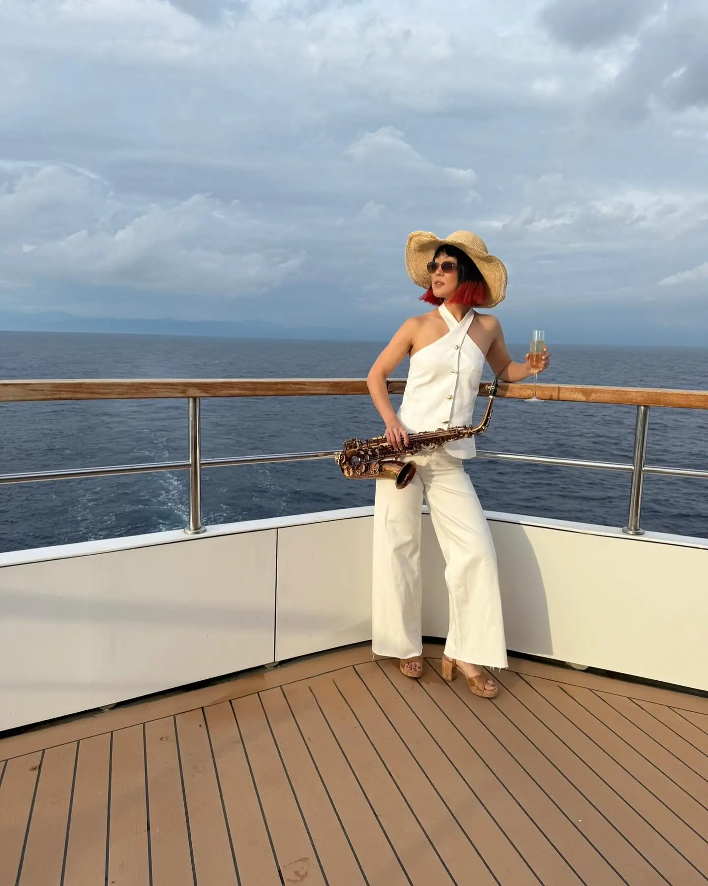 Grace Kelly Channels Jazz on Epic European Yacht Tour