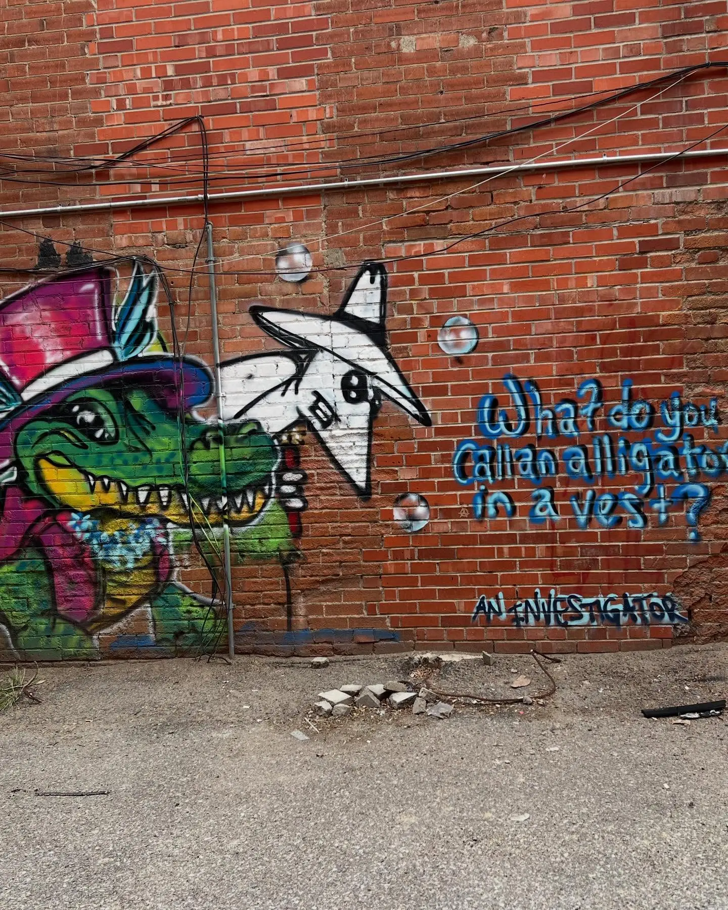 Graffiti Wisdom In Casper Alleys
