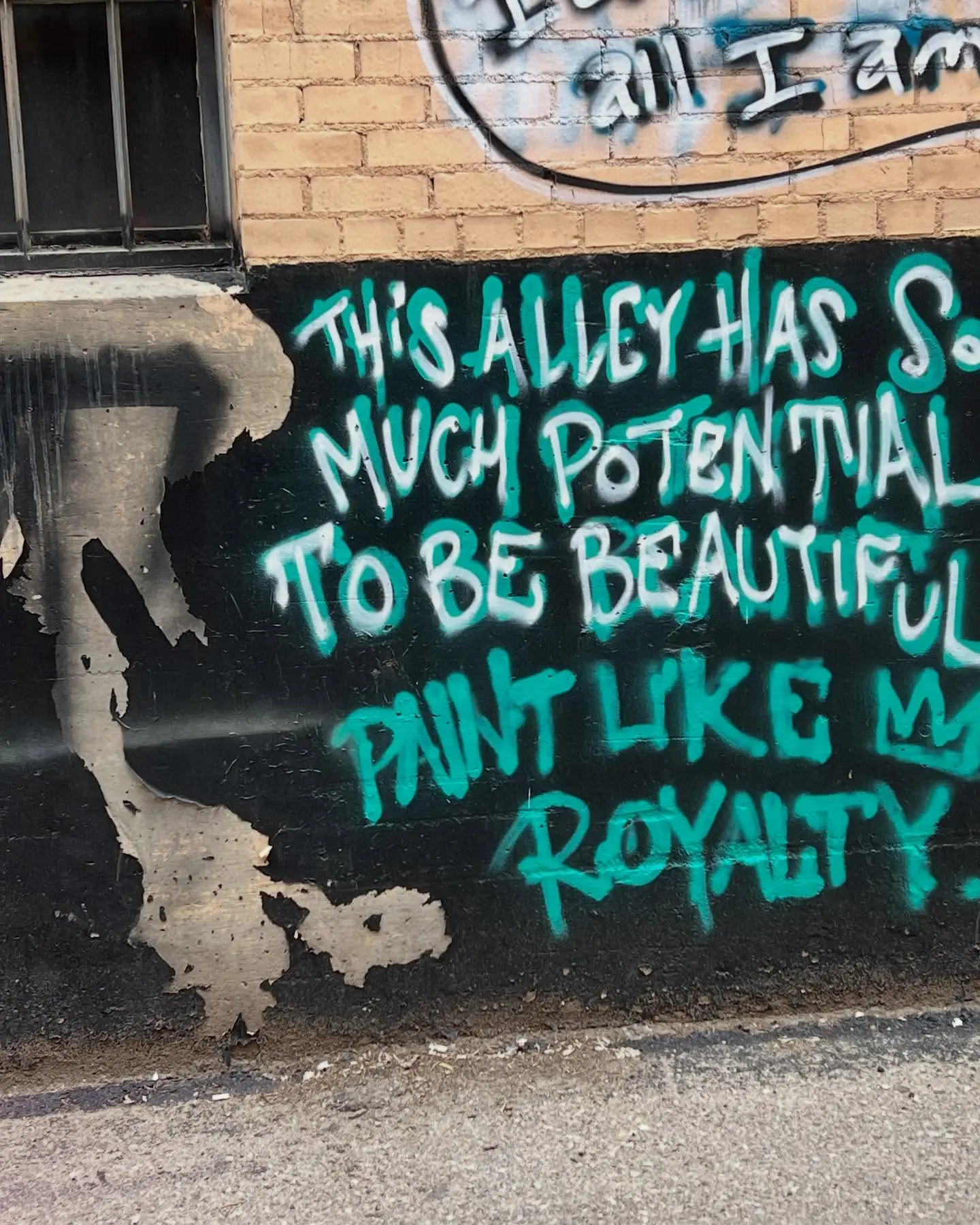 Graffiti Wisdom In Casper Alleys