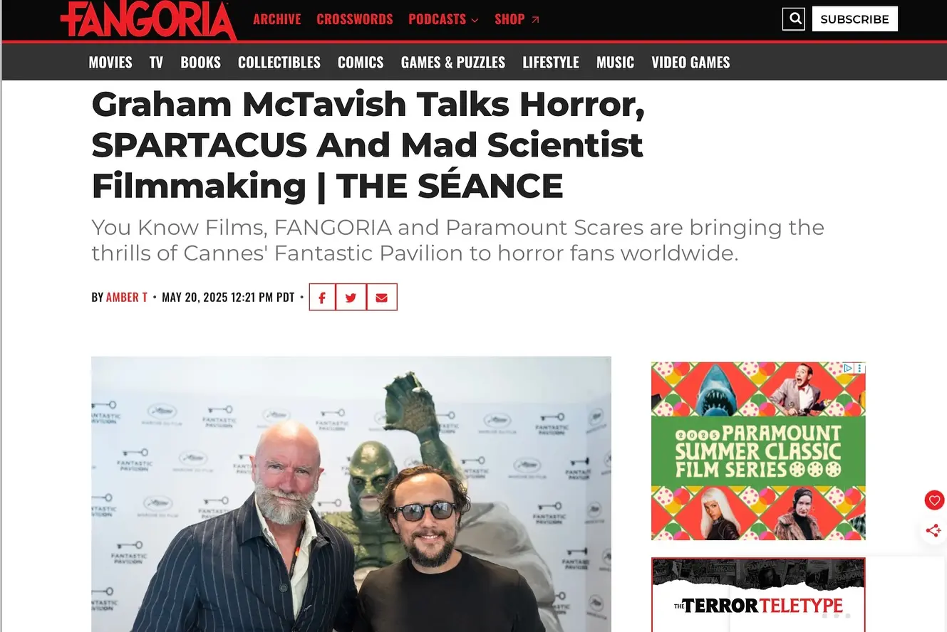 Graham McTavish Nerds Out on Peter Jackson and Spartacus