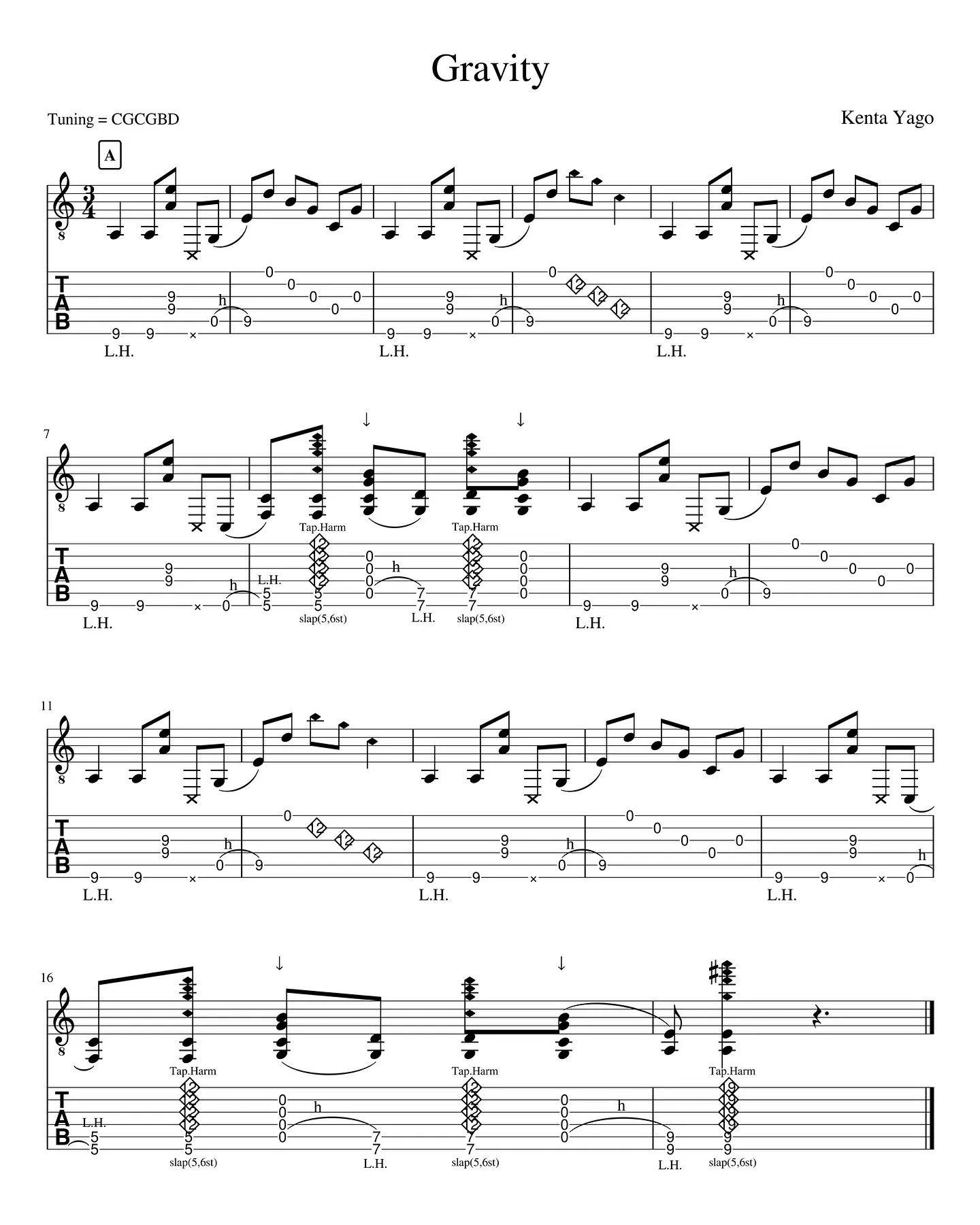 Gravity: Kenta Yago Unveils New Acoustic Tab