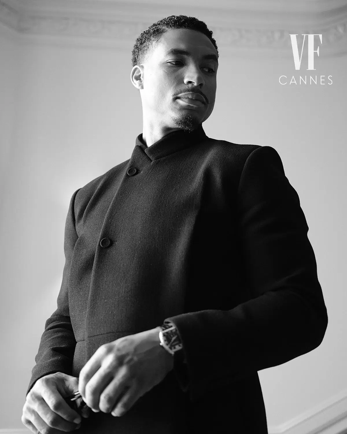 Greg Tarzan Davis Shines At Cannes Festival Exclusive Vanity Fair France photoshoot by Mathieu Cesar at renowned Cannes Film Festival.