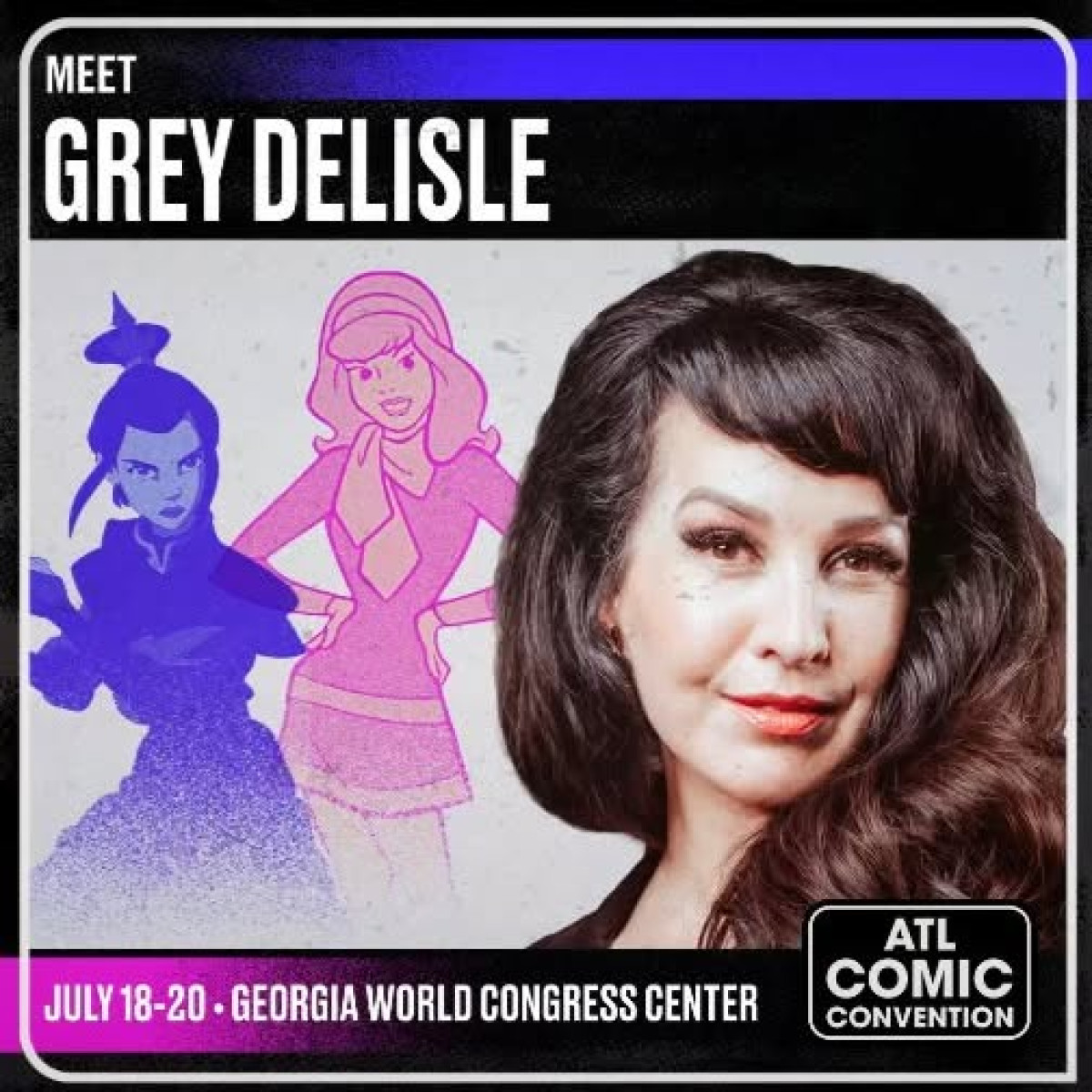 Catch the renowned voice artist at a thrilling Atlanta event where fans and comics unite!!