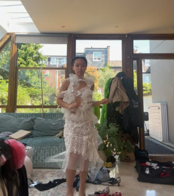 Griff Engages In Playful Dress-Up Debate With Kam