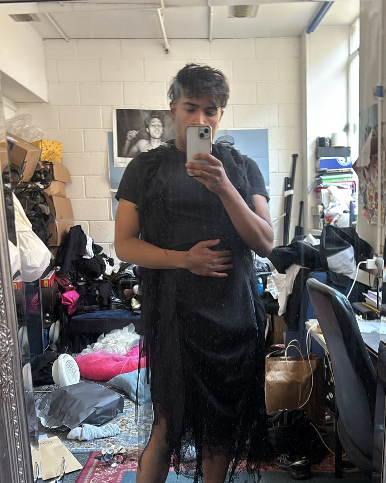 Griff Engages In Playful Dress-Up Debate With Kam
