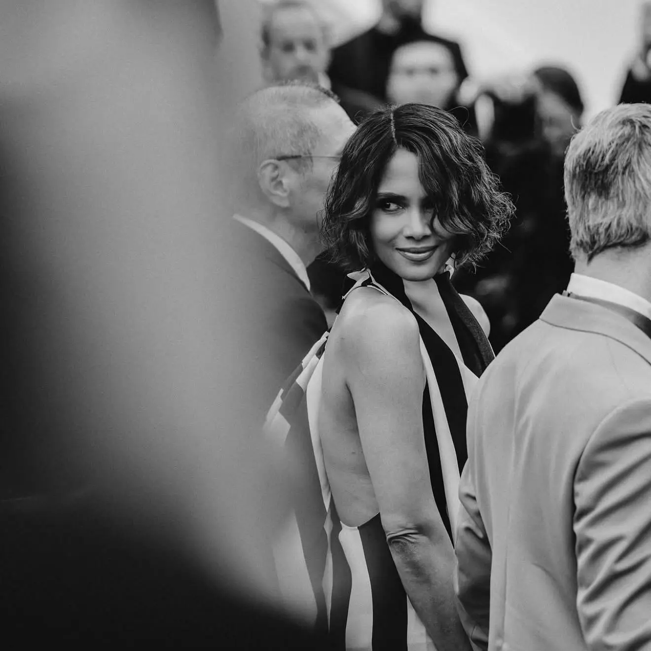 Halle Berry Shines At Cannes Day One Halle Berry dazzles at Cannes day one with flawless hair, makeup, styling, and nails chic