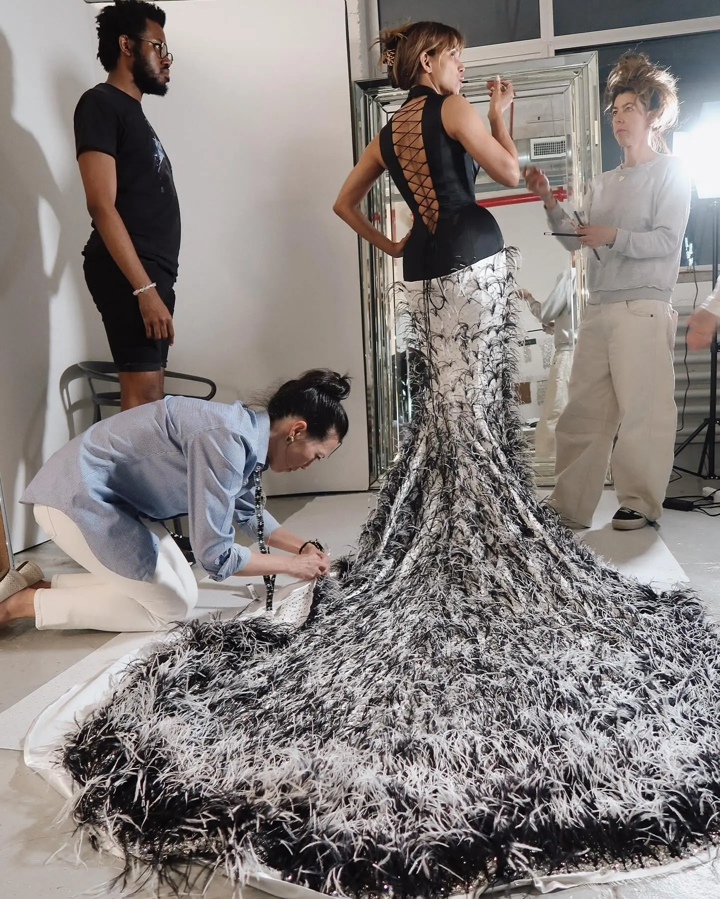 Halle Berry Shines In Laquan Smith's Custom Creations