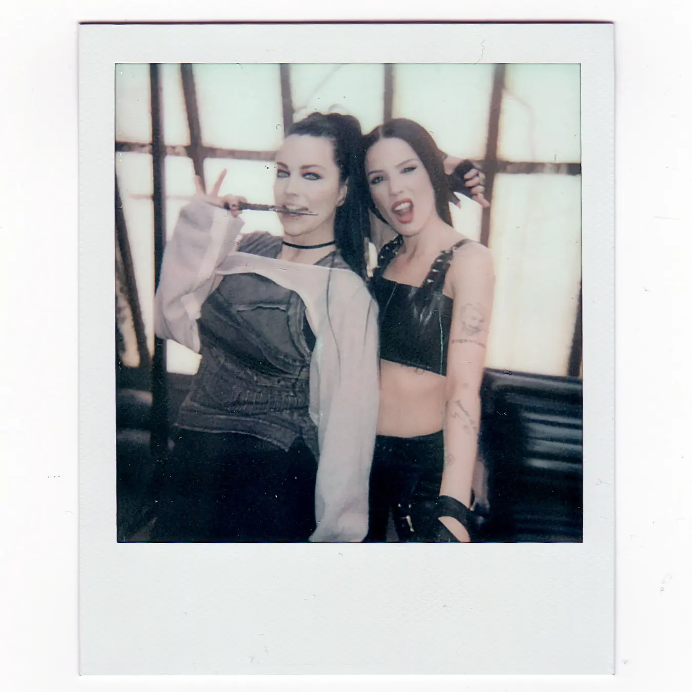Drawing on childhood admiration, Halsey recounts a surreal creative journey with Amy Lee.!
