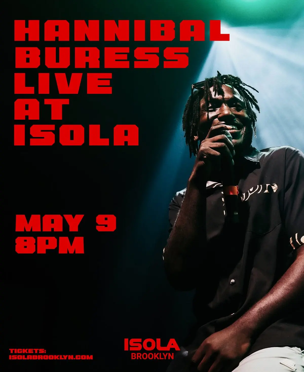 Stand-up comic Hannibal Buress brings spontaneous laughs to a 21+ venue tonight. Head on!