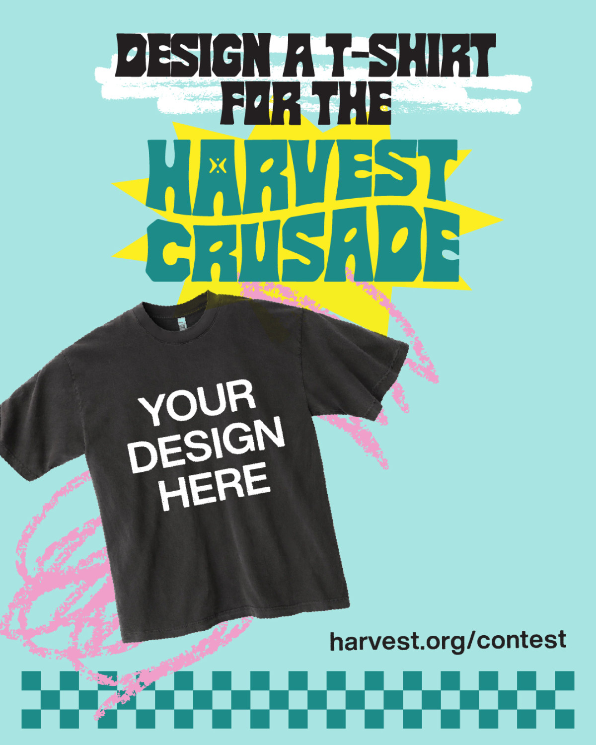 Show Off Your Artistic Flair With a Custom Tee Design to Win Special Harvest Merch Pack!!.