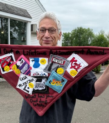 Harvey Fierstein’s Handcrafted Bandana Honors Tony Award