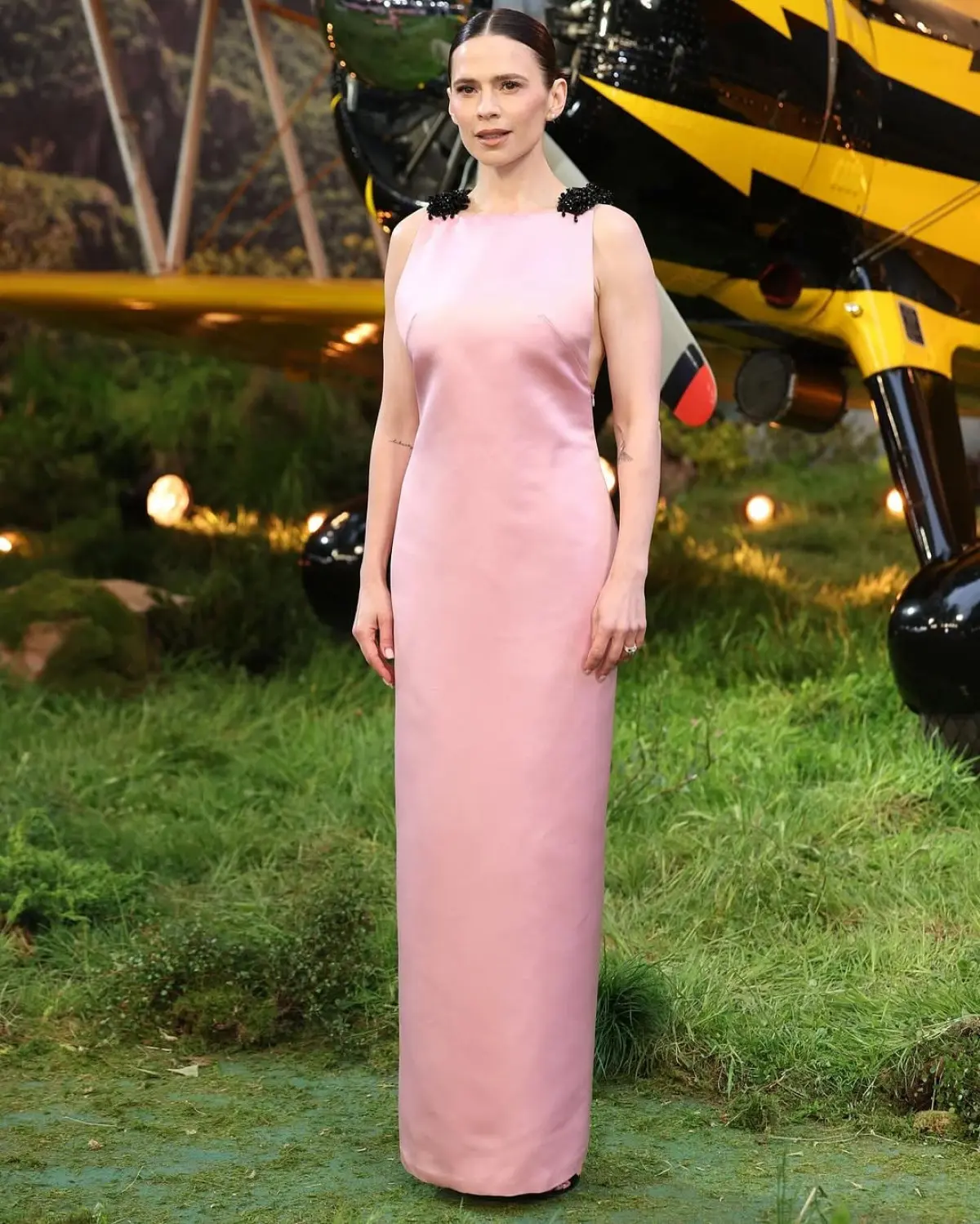 Hayley Atwell Shines In London Glam Look Elegant glamour meets London chic as Atwell stuns in Prada, Tiffany, and expert styling!!!