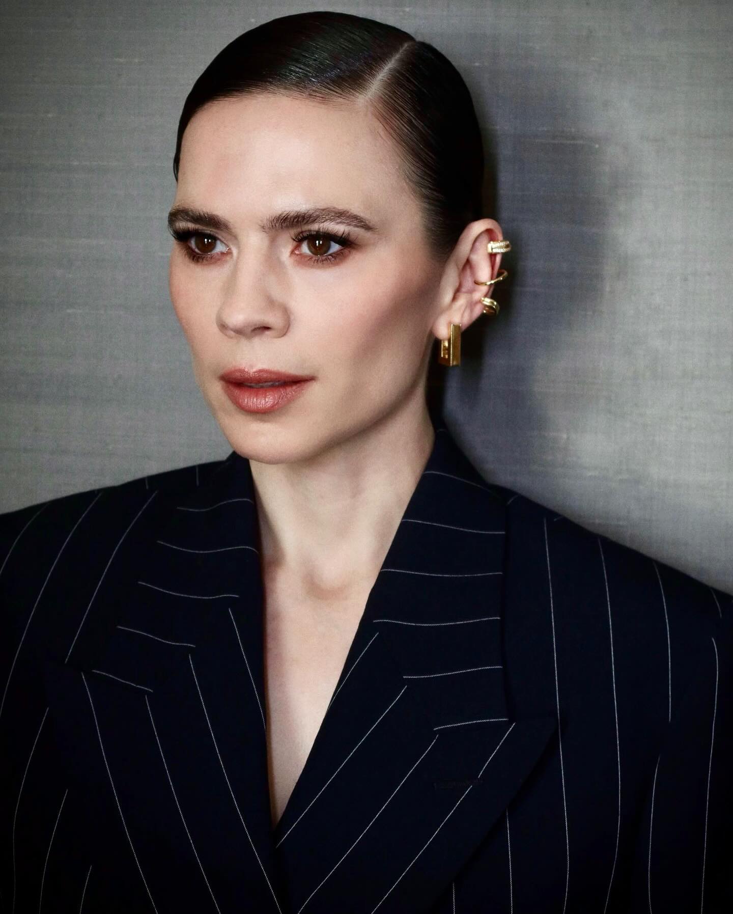 At Mission: Impossible press day in London, Hayley Atwell stuns in a chic suit with flair.