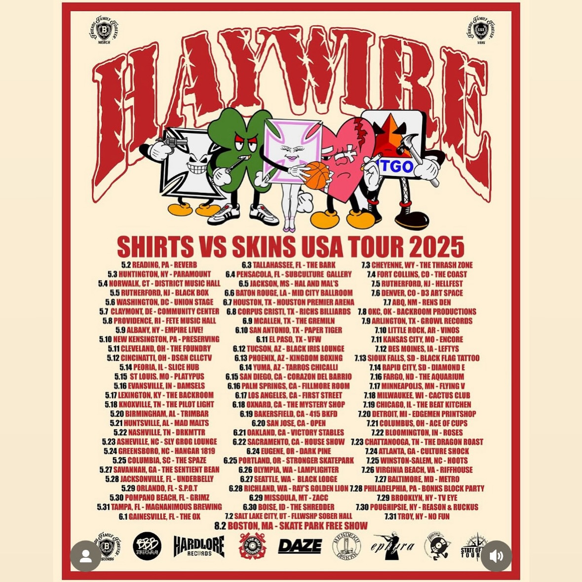 Haywire x Fidance Comedy T-Shirt Sale Ends Tonight