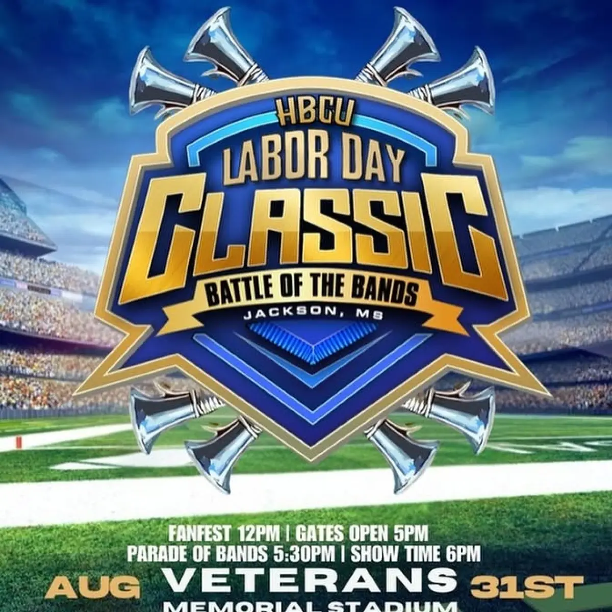 HBCU Labor Day Classic Arrives in Jackson for Battle of the Bands Cheer eight competitive bands, enjoy fanfest, a parade and live show this holiday weekend!