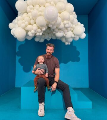 Head In The Clouds With Little Man
