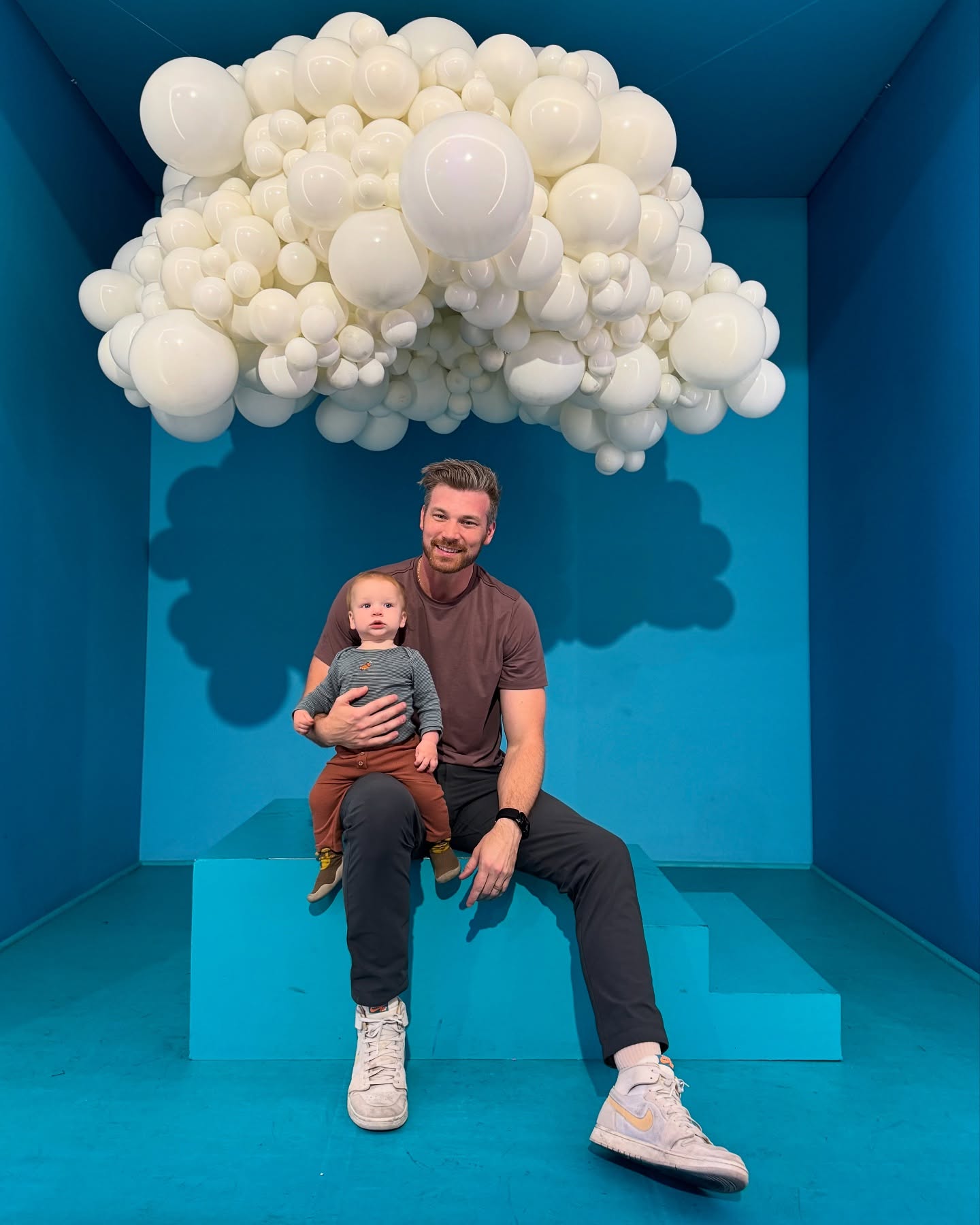 Head In The Clouds With Little Man Nostalgic tbt moment: Derek Theler shares heartfelt family memories with his little boy!!!