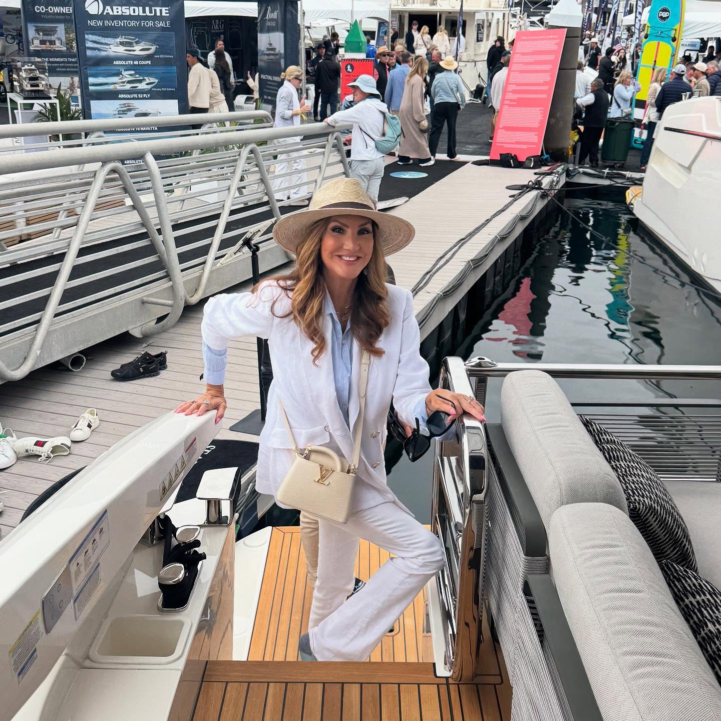 Heather McDonald Spotted At Newport Boat Show