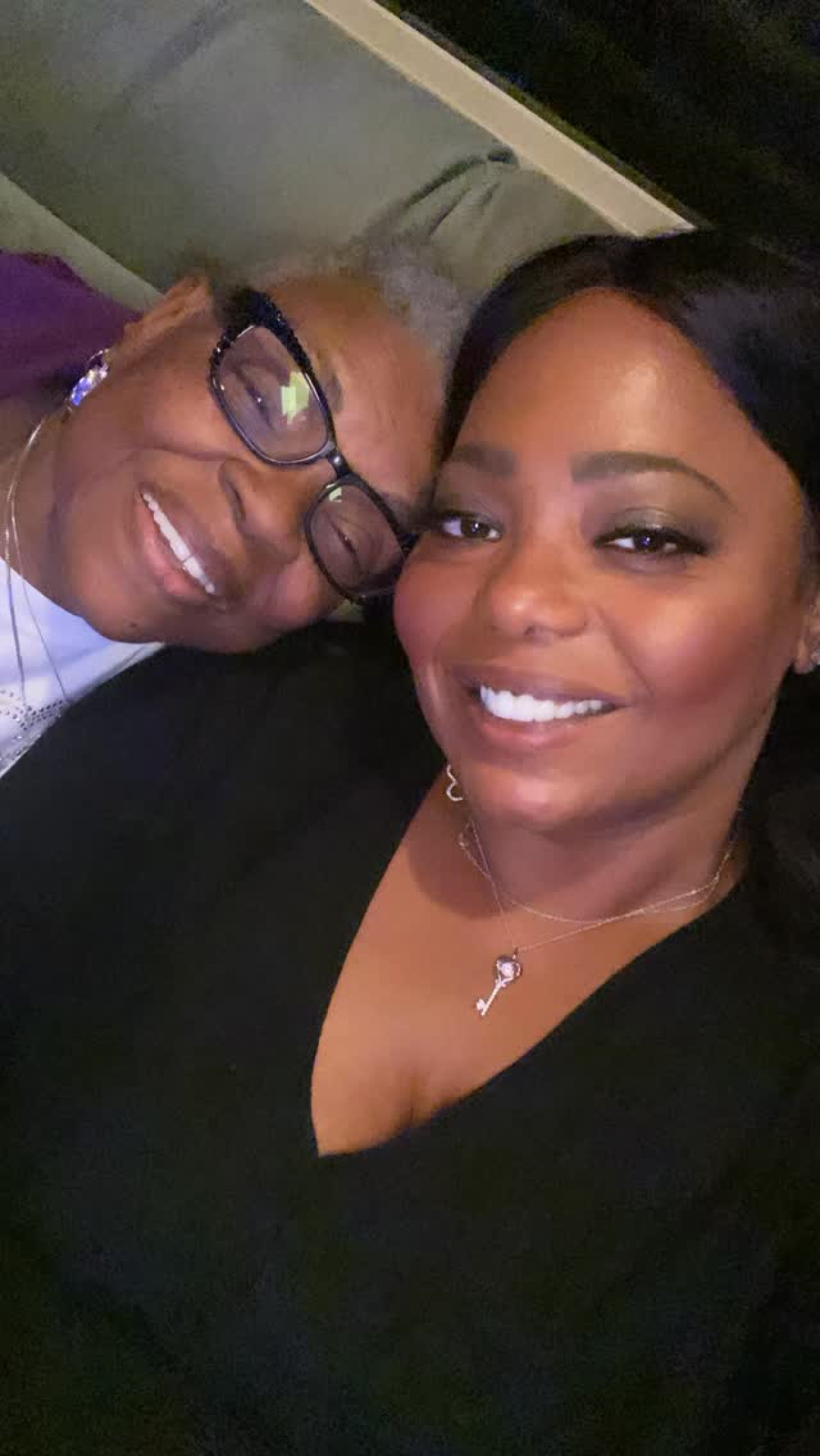 Cocoa Brown honors her late mother with a heartfelt message on a rainy poolside afternoon.