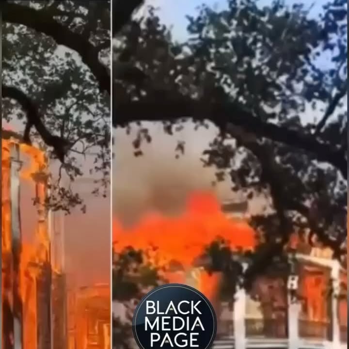 Historic Nottoway Plantation Fire Devastates Landmark