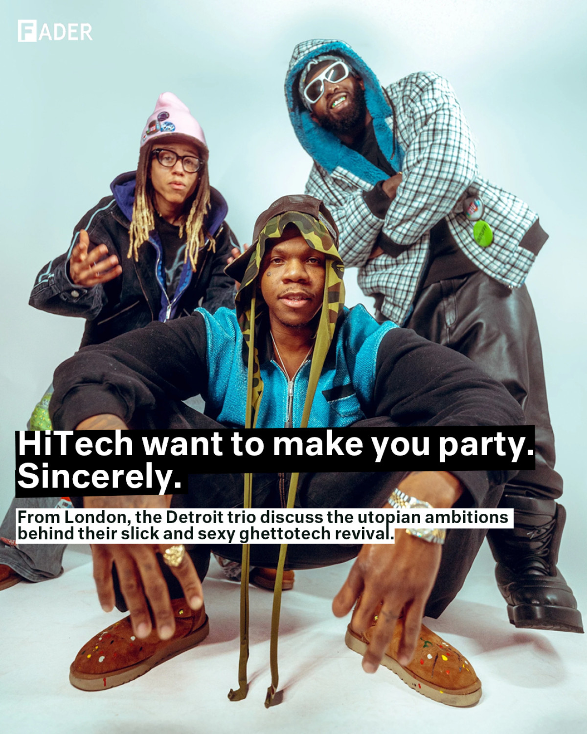 HiTech Unveils HONEYPAQQ Mixtape to Revive Ghettotech Detroit trio bring maximalist beats and hypercharged bass charging dancefloors worldwide!!
