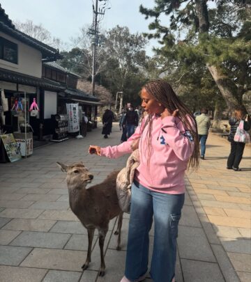 Throwing it back to serene strolls among temples and friendly deer at famous Japanese park