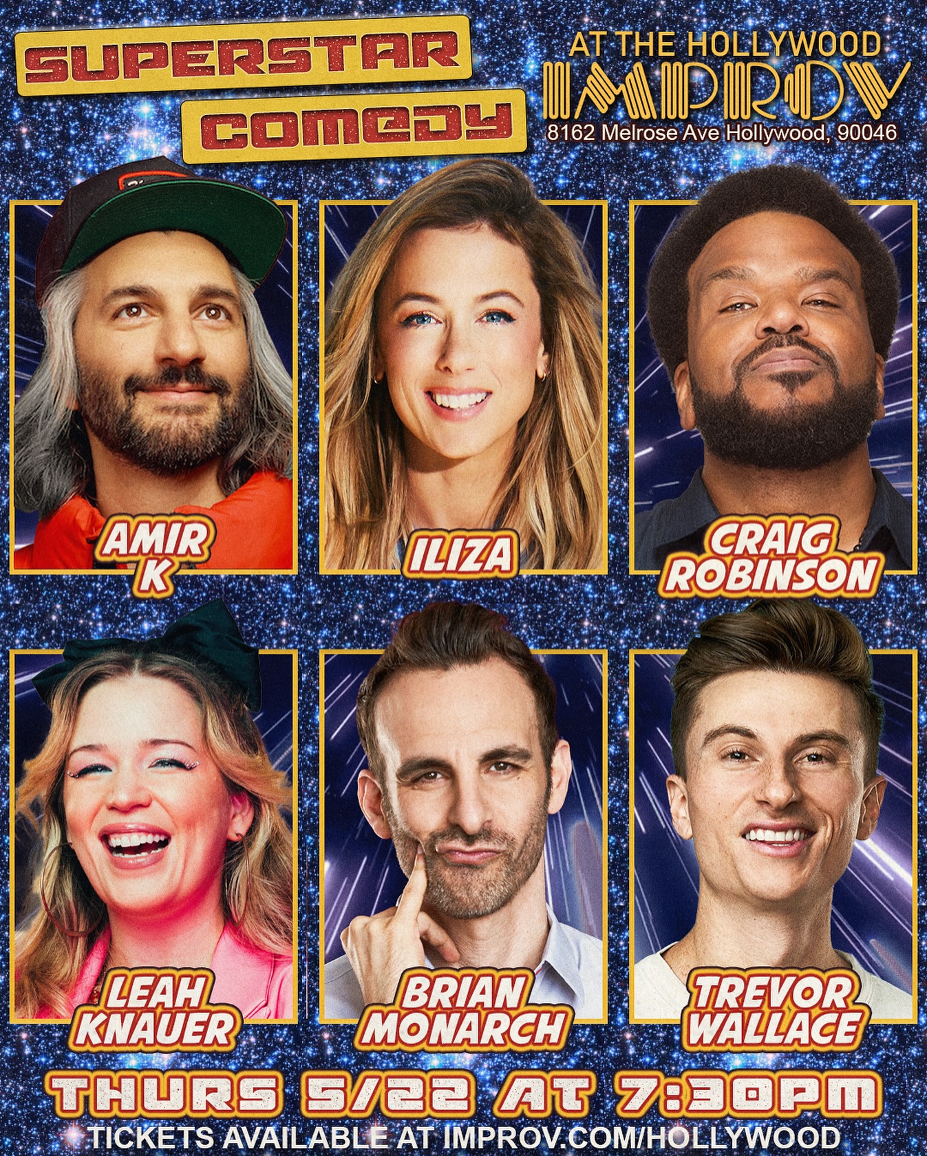 Hollywood Improv Hosts Star-Studded Comedy Show Iliza Shlesinger, Craig Robinson and rising stars light up Main Room at 7:30 PM tonight!