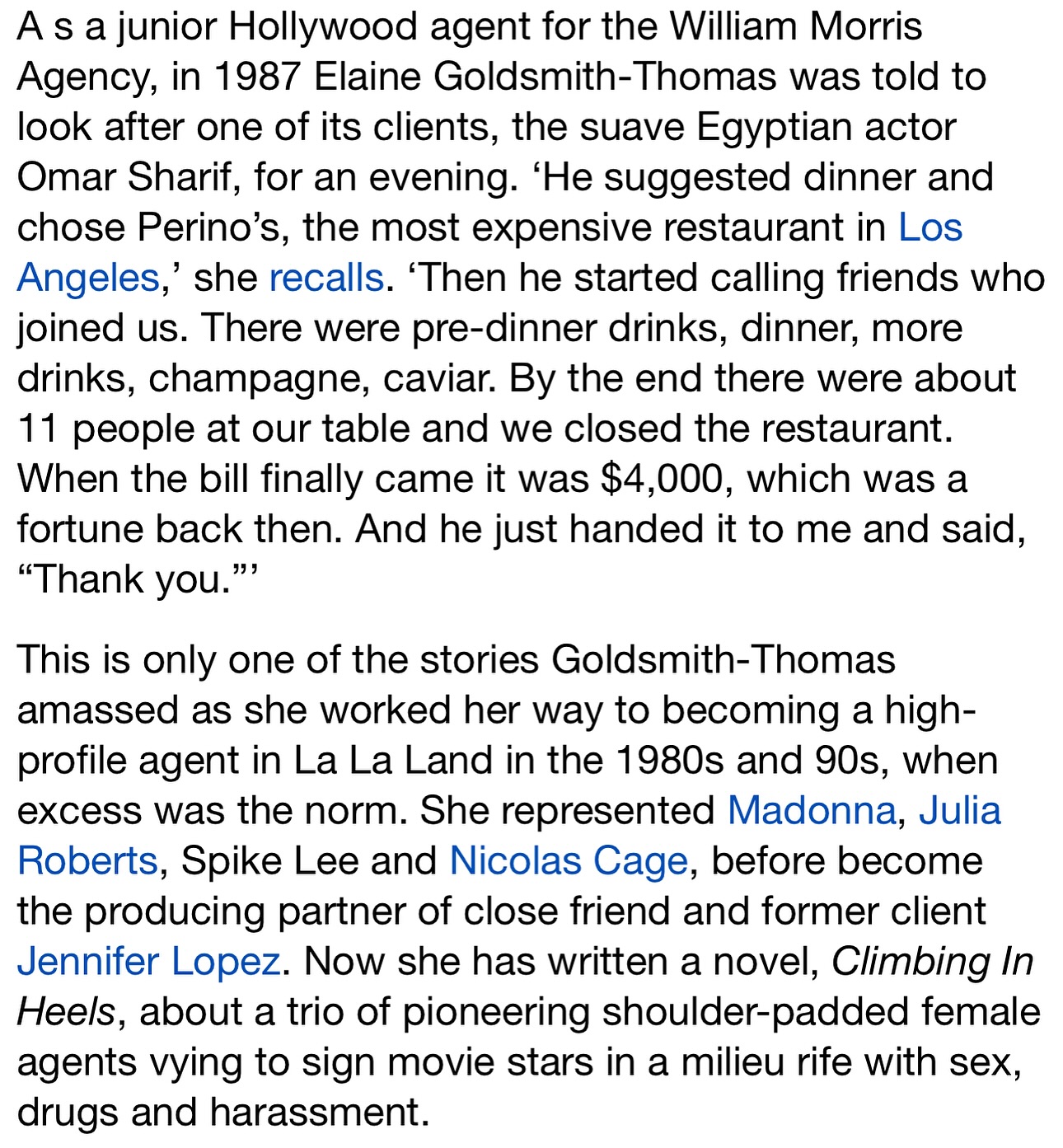 Hollywood’s High Heels: A Climb Down Memory Lane