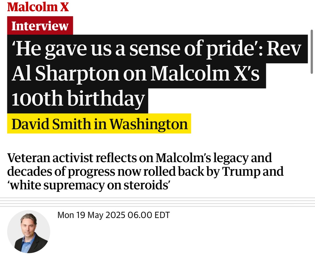 Honoring Malcolm X at Centenary Press Conference