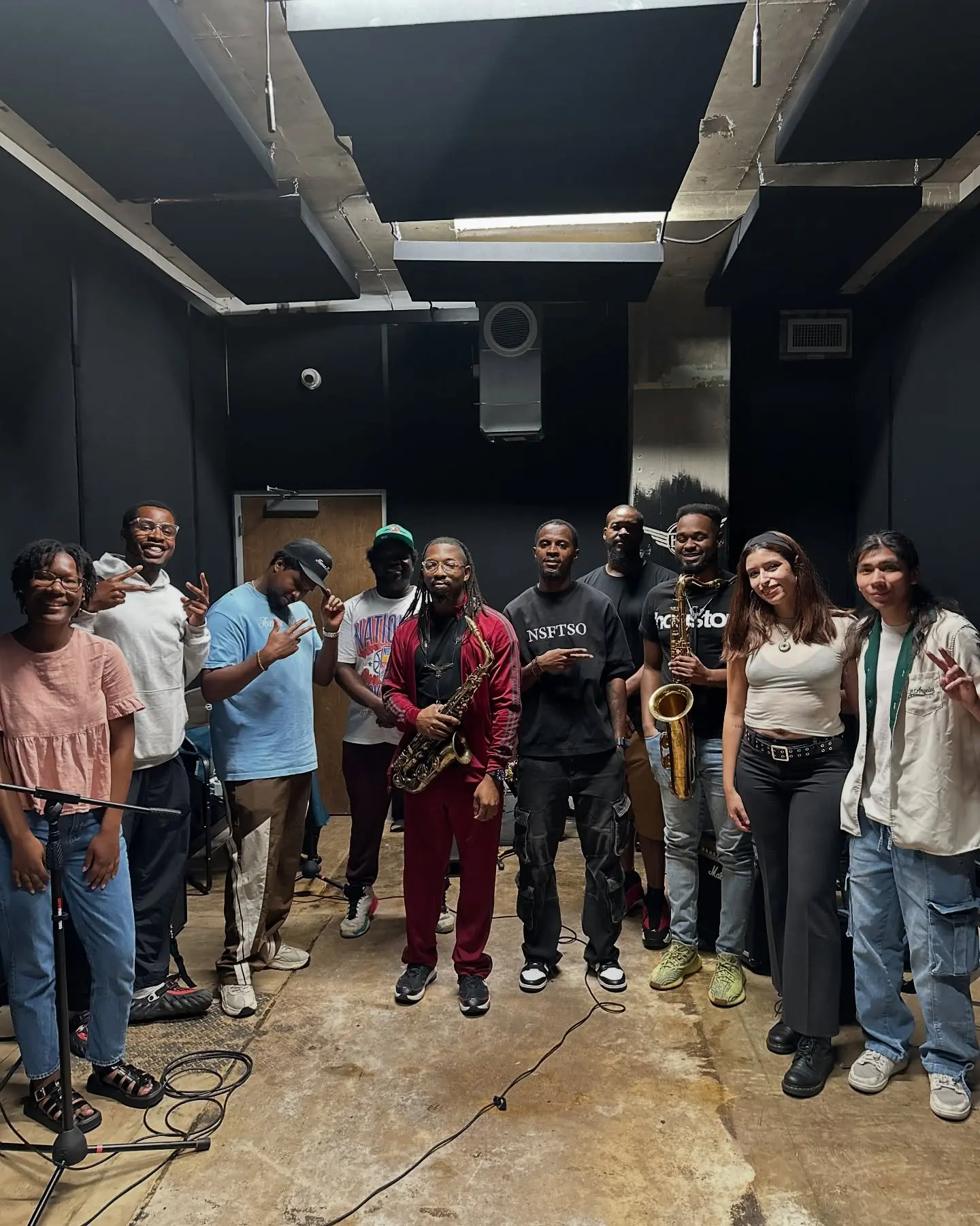 Hood Orchestra Studio Jam Session Energizes Houston Hood Orchestra Wraps Up Houston Jam Session; New Orleans Beckons For Next Musical Journey!