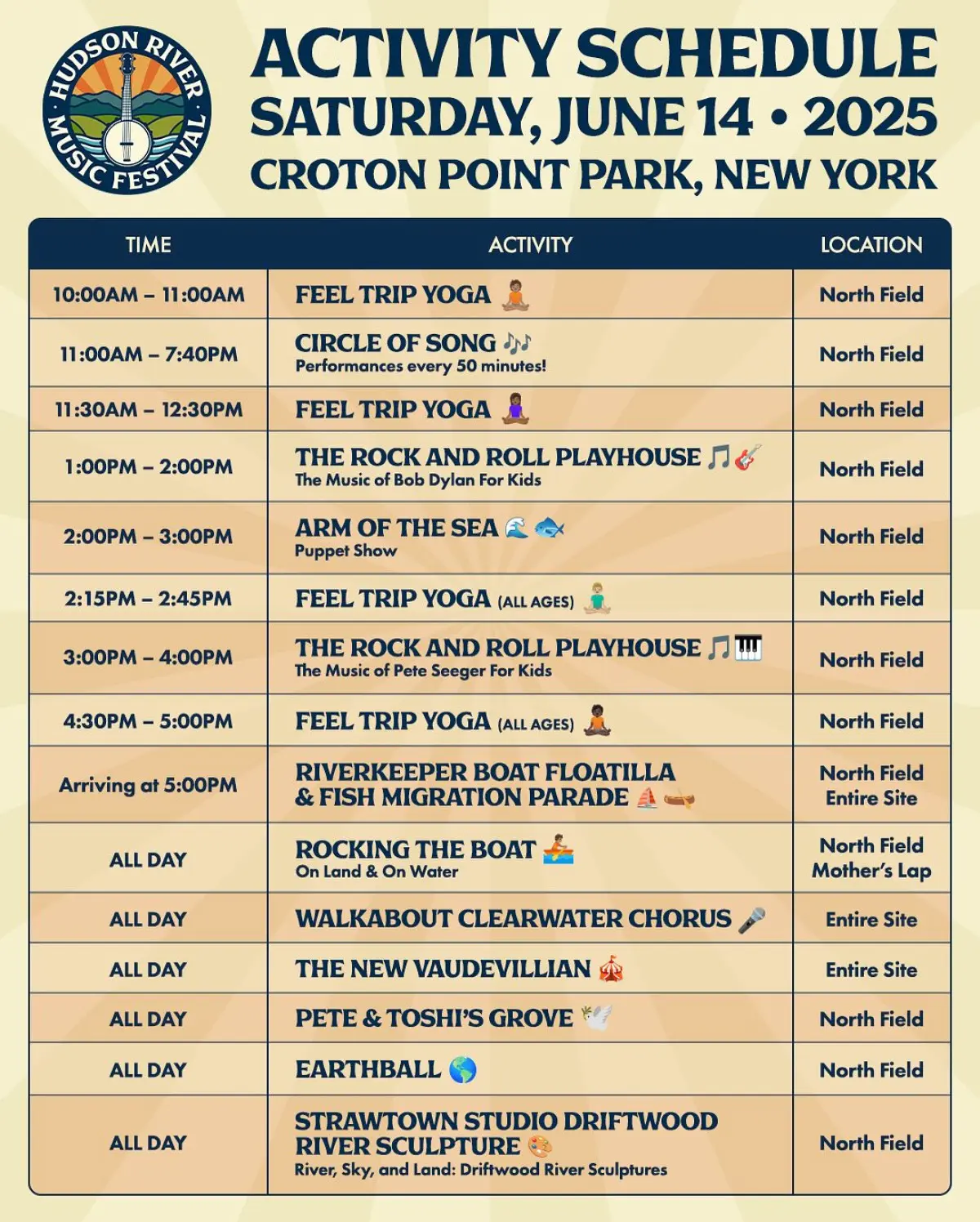 Hudson River Music Festival Unveils Exciting Family Schedule Experience vibrant activities, music, arts, and nature along the Hudson River this festival