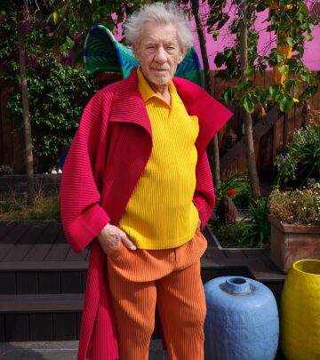 Ian McKellen Radiates In Vibrant Times Portrait