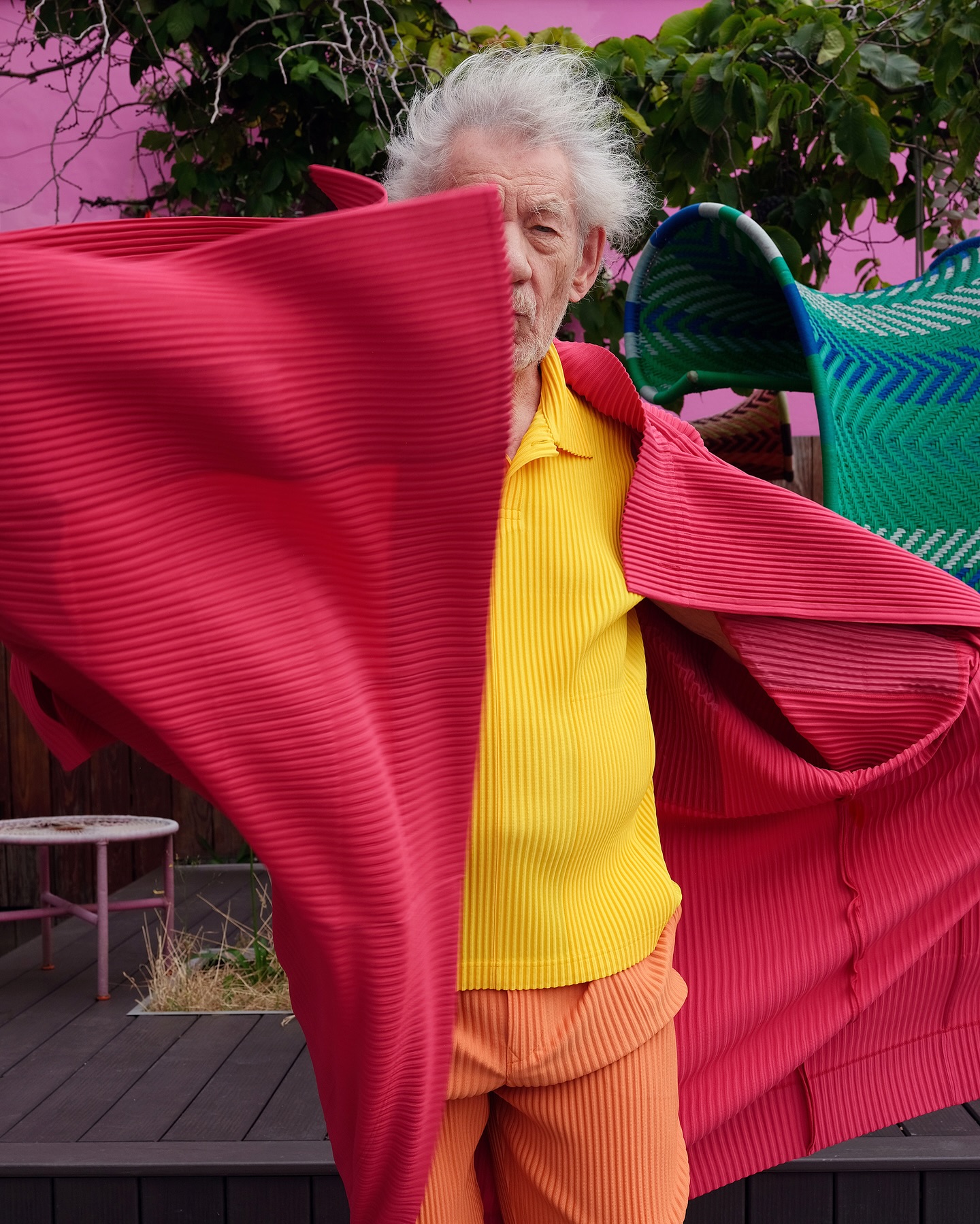 Ian McKellen Radiates In Vibrant Times Portrait