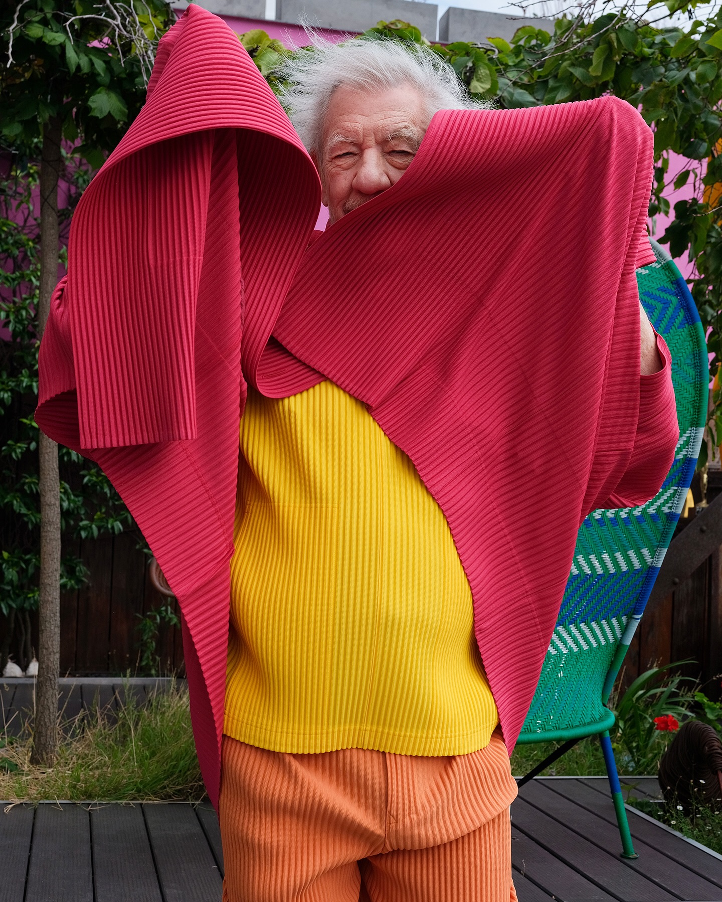 Ian McKellen Radiates In Vibrant Times Portrait