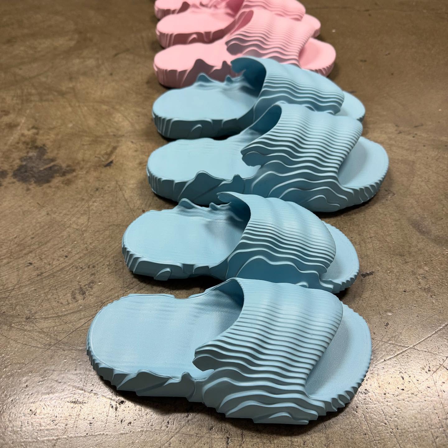 Ice Blue And Blush Pink Nami Slides Launch