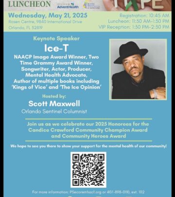 Ice-T Returns to Orlando for Wednesday Speaking Engagement