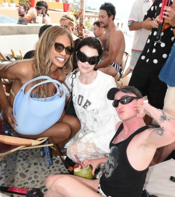 Iconic Rooftop Party Shines With Laverne Cox