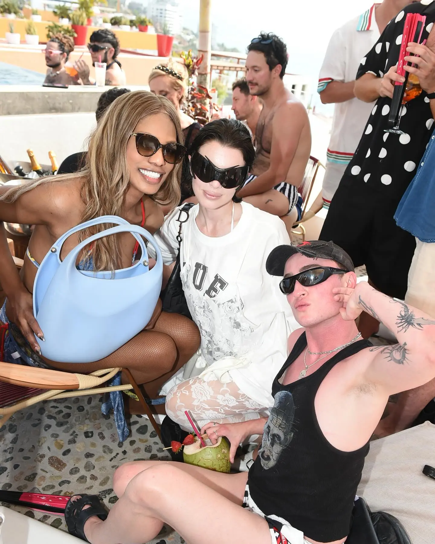 Iconic Rooftop Party Shines With Laverne Cox A vibrant night spectacle featuring famed star in a memorable exclusive debut pure vibes!