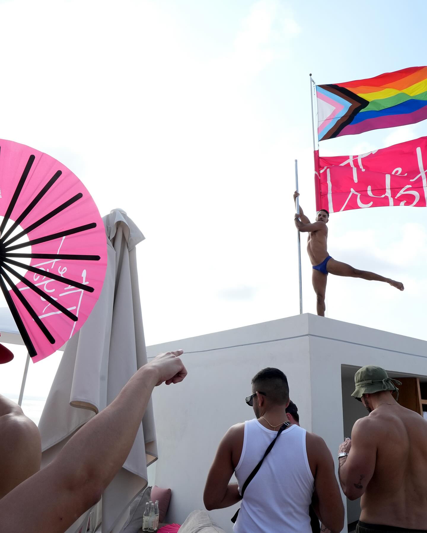 Iconic Rooftop Party Shines With Laverne Cox
