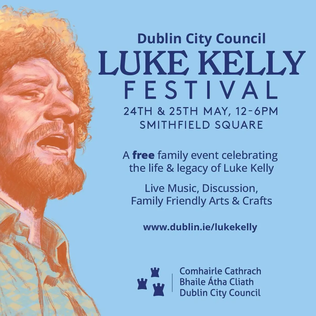 Imelda May Celebrates Irish Music Legacy Live Saturday 24th as Imelda May celebrates Luke Kelly’s legacy at a free Irish fest @7pm!